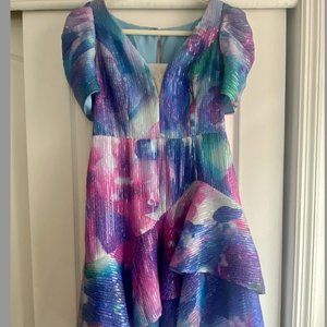 NWOT Marchesa Notte Sequin Dress, Size 6